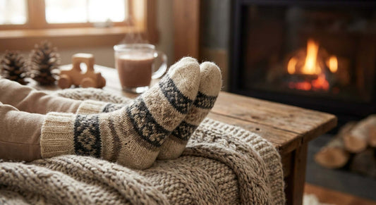 Alpaka-Socken für Kinder: Warme Füße im Winter