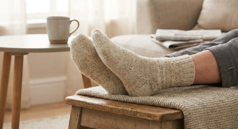 Alpaka-Socken für Senioren: Sanft und wärmend