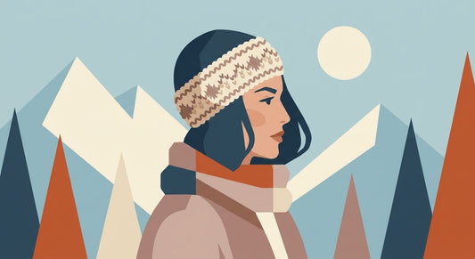 Alpaka-Stirnband für Damen: Modisches Winteraccessoire