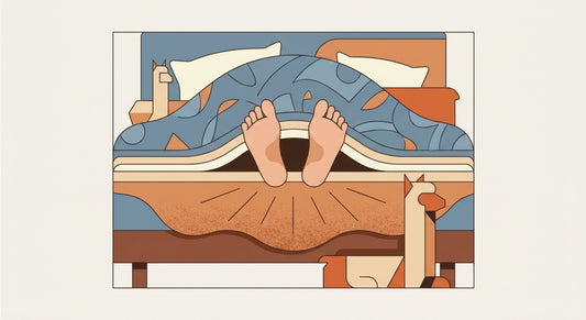 Alpaka-Unterbett gegen kalte Füße im Bett