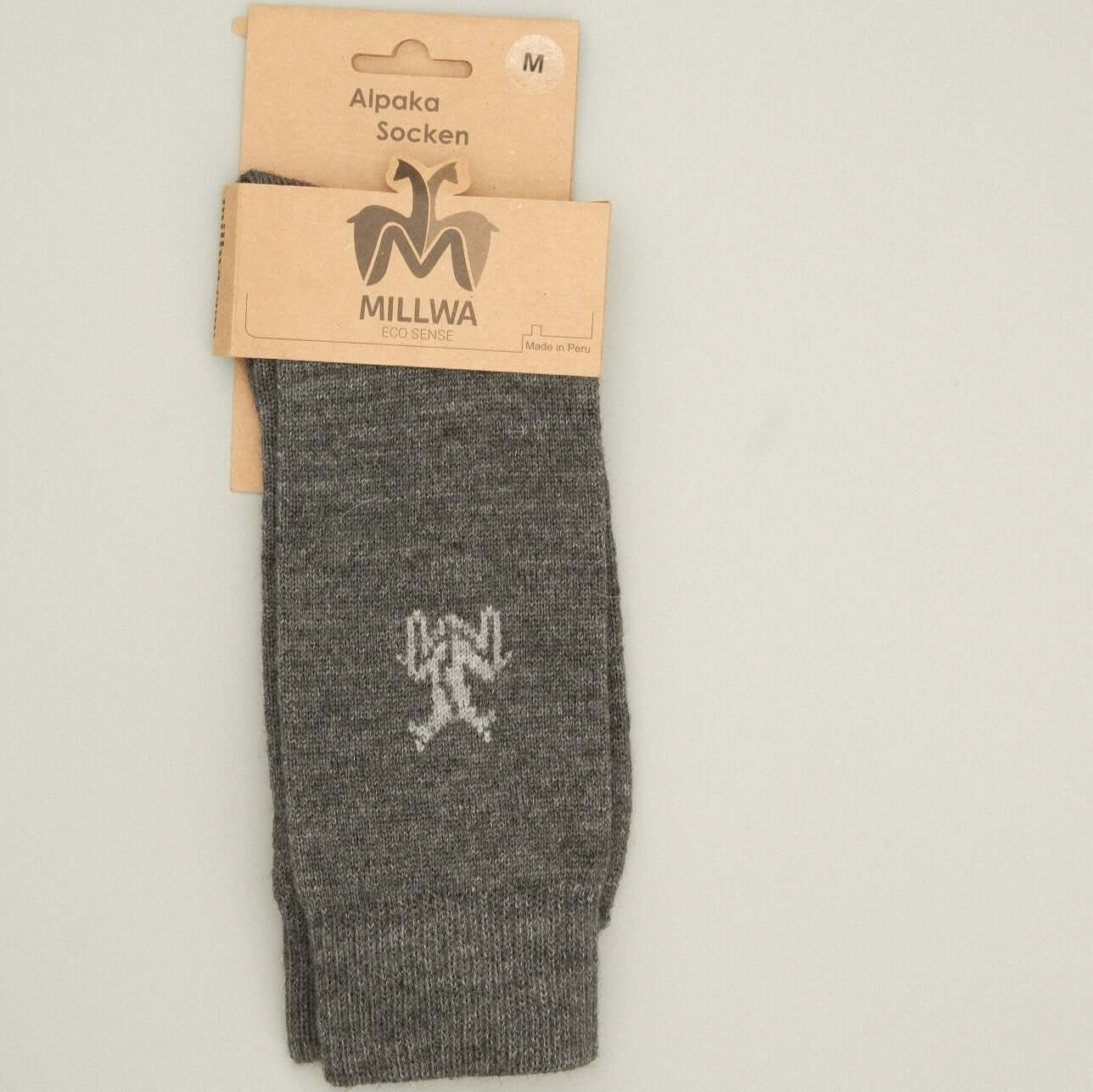 Alpakawollsocken in Schwarz und Grau – Nachhaltige Wärme für deine Füße