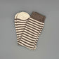 Gestreifte Alpaka Socken aus 92% Alpakawolle – Kuschelige Wintersocken für Damen und Herren