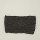 Alpaka Stirnband Damen aus 100% Babyalpaka mit Knotendetail in Dunkelgrau zum alpaka stirnband kaufen.