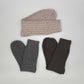 Kuschelige Alpaka Stricksocken in Grau und Braun – Beste Socken für kalte Füße, aus 92% Alpakawolle.