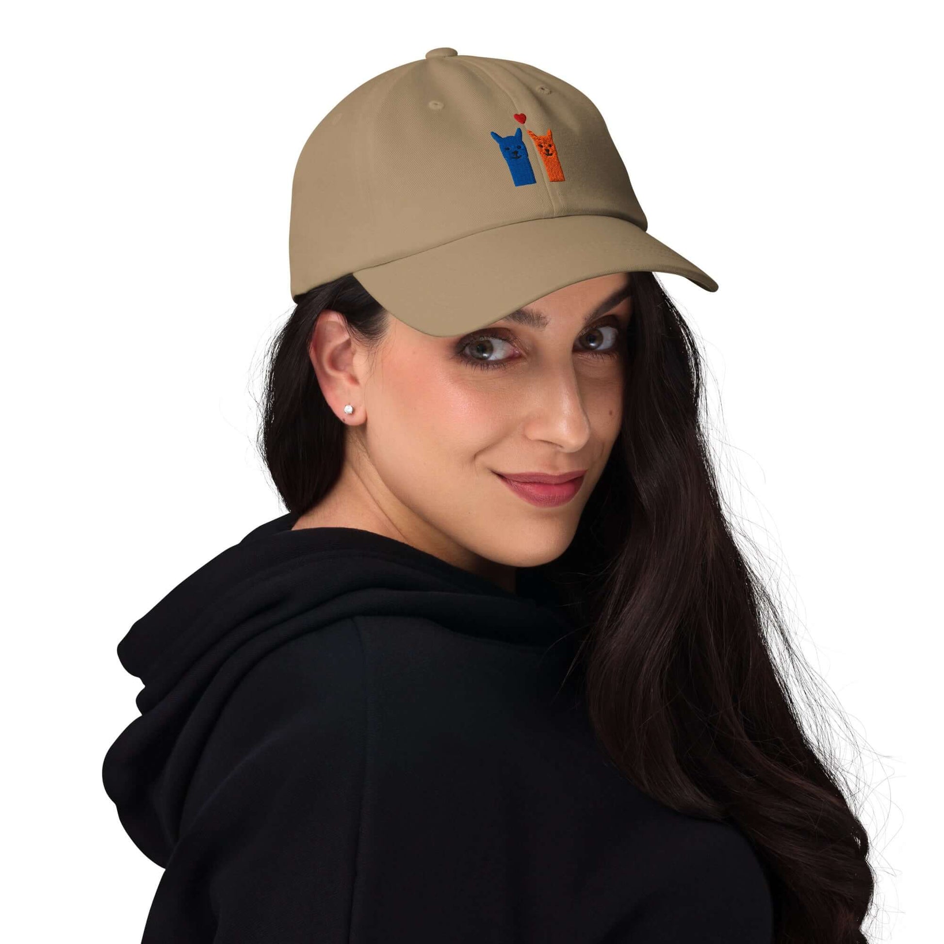 Alpaka Cap bestickt mit Alpaka-Motiv, ideal für Alpaka-Fans, aus 100% Baumwolle, bequeme und modische Kopfbedeckung.