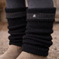 Soft Alpaca Leg Warmers made of 100% Baby Alpaca Wool (White, Grey, Black, Brown)