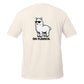 Lustiges Alpaka T-Shirt mit lustigem Alpaka-Print und Spruch "OH FLAUSCH" auf der Rückseite.